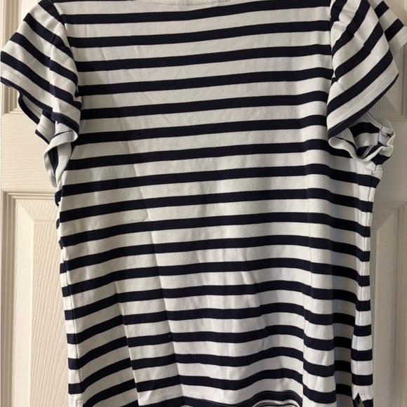 Goodthreads Women’s Navy and White Striped Tee Large - Picture 6 of 6